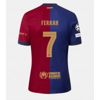 Barcelona Ferran Torres #7 Hjemmebanetrøje 2024-25 Kortærmet